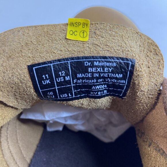 Dr. Martens Leather Bexley Air Wair Oxford Tan Lace Up Mens Shoes Doc 12 AW0004 - Picture 11 of 13